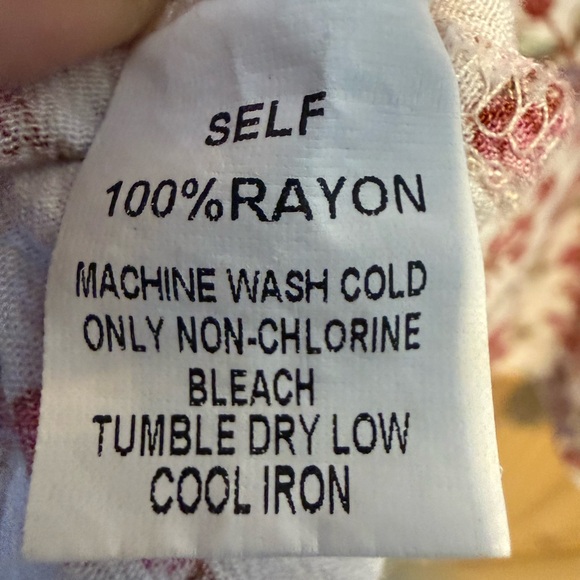 Papermoon Floral Blouse in Pink and Purple - Picture 7 of 7